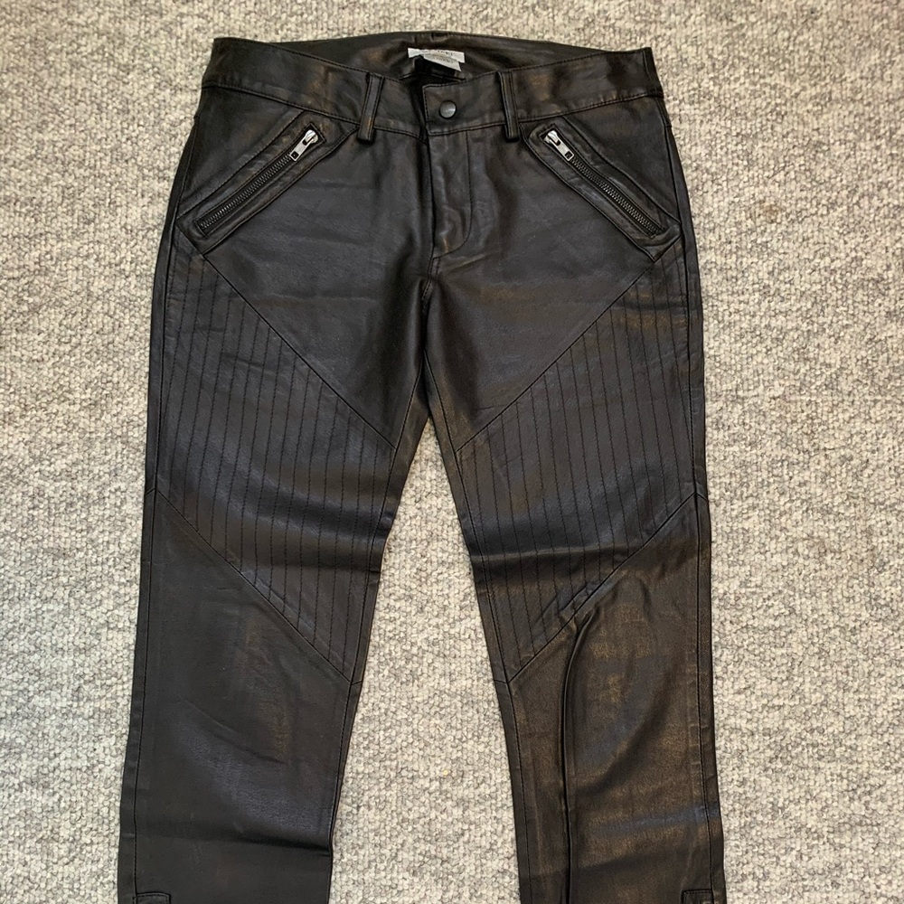 Rare Obakki Leather Moto Pants - BRAND NEW